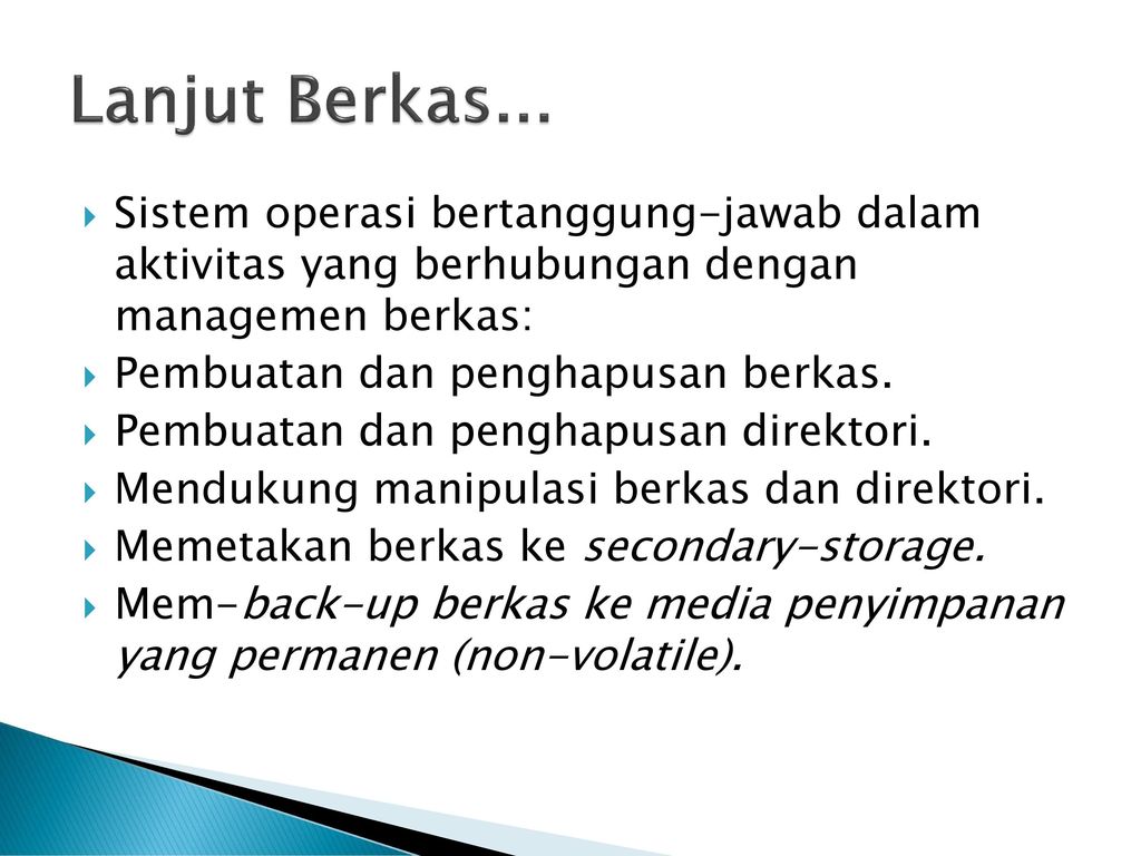 Pertemuan Kuliah Sistem Operasi Konsep Dasar Sistem Operasi Ppt